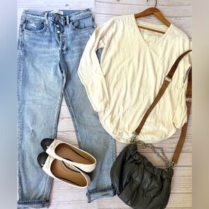 Denim Forum high rise Yoko slim jeans